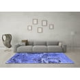 thumbnail image 3 of Ahgly Company Indoor Round Oriental Blue Industrial Area Rugs, 7' Round, 3 of 4