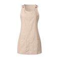 thumbnail image 5 of asddcavvf Dresses for Women Summer Women's Button Front Dress With Pockets | & Versatile for Everyda, 5 of 5