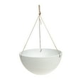 thumbnail image 4 of Acerra 14" Hanging Basket, White (13.8Diameter x 6.7"H), 2 Pack, 4 of 4