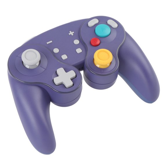 Wireless Game Controller, RGB Video Game Controller One Key Wake Up for Home Purple