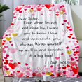thumbnail image 2 of Sister Gifts Blanket,Sister Heart Blanket Gifts from Sister or Brother,Sister Birthday Gifts,I Love You Sister Blanket Gifts for Sister,Soft Cozy Flannel Throw Blanket 50"x40", 2 of 6