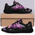 thumbnail image 3 of BreaStCancer Awareness Faith Over Fear Shoes Sneakers Black Size 9, 3 of 7
