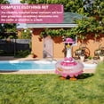 thumbnail image 4 of Austok Hawaiian Porch Goose Outfit Summer Porch Goose Outfit Fits 23" Statue with Swimming Ring for Cement Yard Decor, 4 of 9