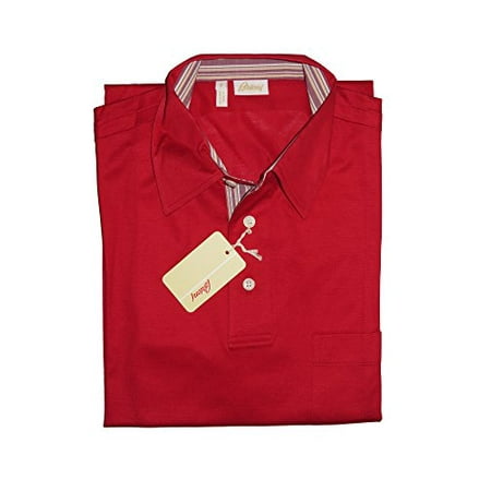 - Brioni Men's Solid Red Cotton T-Shirt Size S