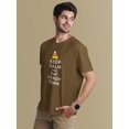 thumbnail image 3 of Halloween Keep Calm Candy Corn Mens T Shirt, 3 of 5