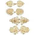 thumbnail image 3 of Milageto 4 Pieces Sweater Clips Alloy Cardigan Collar Clips for Dresses Women Costume Gold, 3 of 8
