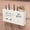 B, variant on BAMILL Wall-Mounted Wireless Router Box Office Media Decor Console Wifi Box Wireless Storage Boxes Rack Bracket Hangings Wall Shelf