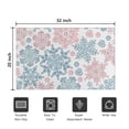 thumbnail image 5 of Blue and Pink Christmas Snowflake Pattern Door Rugs,Washable Non Slip Door Mats Indoor,Decorative Door Mats,Entry Mat Indoor for Entrance,Bedroom,Kitchen,Bathroom,20"x32", 5 of 6