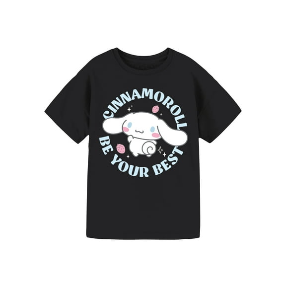 Sanrio Cinnamoroll Girls Short Sleeve Graphic T-Shirt, Sizes 4-16
