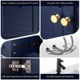 thumbnail image 6 of Eclife Retro 36" Bathroom Vanity Cabinet with Ceramic Undermount Sink Top, Matt Blue Paint, 6 of 9