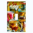 thumbnail image 2 of Metal Light Switch Wall Plate Outlet Cover (Coffee Tea Party Kettle Mocha Marshmallow Espresso Fruit Drinks - Single Toggle), 2 of 2