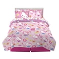 thumbnail image 1 of Juego de ropa de cama Franco Hello Kitty de 7 piezas, tamaño completo, 1 of 5
