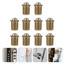 NICERIO 10Pcs Furniture Spring Latch Copper Round Door Closure for Homeowners