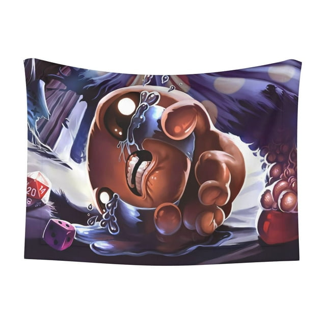 Zufioo The Binding of Isaac Print Super Soft Fleece Blanket Bed For Cats And Dogs,Soft Pet Blanket Sleep Mat Bed Cover for Large Medium Small Dog-Small