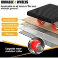 thumbnail image 3 of ZEN Furniture Dolly, Anti-Slip Heavy Duty Furniture Movers with 360° Rotation Wheels, Dolly Kit Movers Sliders with Furniture Lifter for Moving Appliance,Sofa,Mattresses,Heavy Objects Up to 1100 lbs, 3 of 8