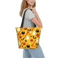 thumbnail image 7 of Kll Tote Bag For Women Happy Halloween 3 Print Shopping Grocery Reusable Bags For Office School Shopping Travel, 7 of 7