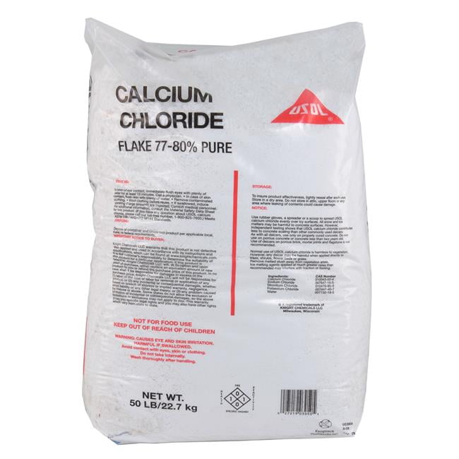USOL 50 lbs Calcium Chloirde Flake Bag