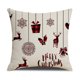 thumbnail image 1 of Throw Covers Christmas Throw Covers Square Throw Pillow Covers Cushion Cover Pillowcase for Sofa,Bed(A.)(1 pieza), 1 of 5