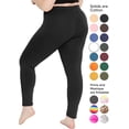 thumbnail image 3 of Women's and Plus Size Ankle Length Cotton Leggings, 3 of 5