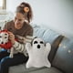 thumbnail image 2 of LSLJS - Almohada fantasma para Halloween, decoración de otoño para el hogar, peluche blanco con forma de fantasma, cojín decorativo espeluznante con temática de Halloween para sofá cama, 2 of 5