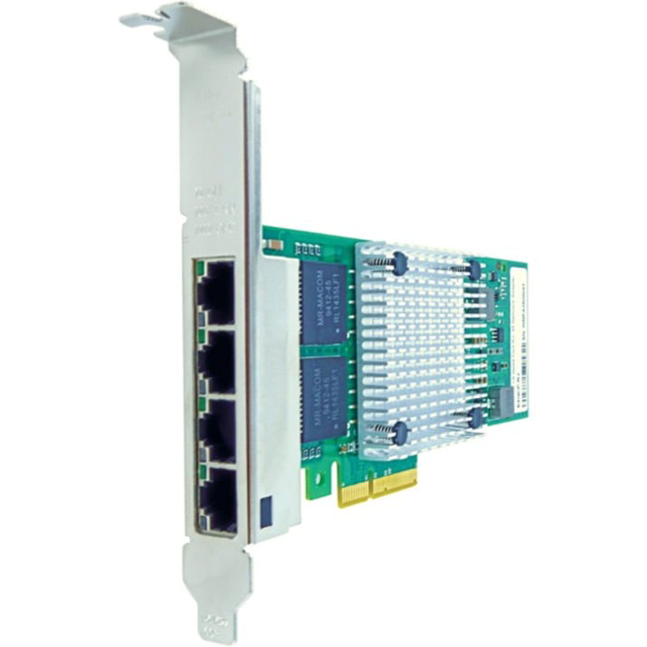 HP 539931-001 NC375T PCI Express Quad Port GIGABIT Network Card Dual Brackets