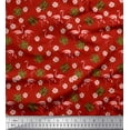 thumbnail image 1 of Soimoi Cotton Voile Fabric Leaves,Floral & Flamingo Bird Print Fabric by The Yard 42 Inch Wide, 1 of 1