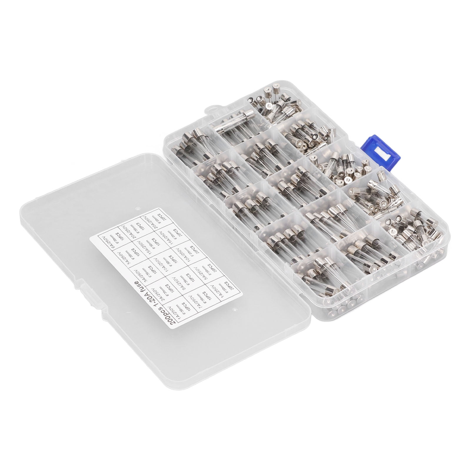 Fuse Assortment Kit Automotive Fuse Car Fuse Replacement 200PCS Glass