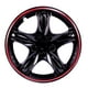thumbnail image 3 of Tapones Optimus Negro-rojo Rin 15 Audi Dodge Ford Kia Isuzu negro, 3 of 9