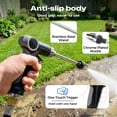 thumbnail image 3 of Heavy Duty Garden Hose Nozzle – 2026 upgraded multi-function sprayer converts any hose into high-pressure cleaning jet for lawn, garden, and cars, 3 of 8