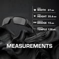 thumbnail image 5 of Oakley OO9014 Gascan Rectangle Shaped Polarized Sunglasses for Men - Includes Official Eyewear Kit - Matte Black Frame with Black Iridium Lens, 5 of 6