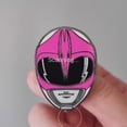 thumbnail image 3 of Pinfinity Augmented Reality Enamel Pin - Power Rangers - Pink Ranger, 3 of 3