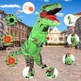 thumbnail image 4 of Disfraz inflable de tiranosaurio, disfraz de Halloween, juego de rol, disfraz inflable de dinosaurio musculoso realista, 4 of 5