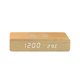 thumbnail image 1 of Reloj Despertador Digital Inalámbrico con Espejo Led Lza241225002 | Reloj Despertador Digital de Madera de Bambú con 3 Alarmas, Temperatura y Fecha | Cargador Inalámbrico de 10 W, Brillo Ajustable y, 1 of 1