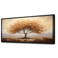 thumbnail image 2 of Designart "Essence of the Wild African Wilderness Tree" Extra Large Floral Framed Wall Art - Global Brown Tree African Hallway Framed Wall Art Decor, 2 of 6