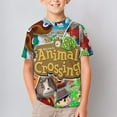 thumbnail image 2 of Animal Crossing Kid's T-Shirt Short Sleeve T-Shirt Tops Summer Tee Shirt for Boys Girls 110CM, 2 of 8