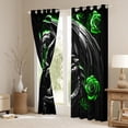 thumbnail image 3 of Castle Fairy Animal Dragon Blackout Curtains Set of 2 (52x84 Each),Floral Window Curtains, 3 of 6