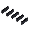 thumbnail image 1 of 2x 5pcs Destornillador Hexagonal Portabrocas 6/12 Agujero Bloques de Almacenamiento de Plástico Cola Soporte de bits de destornillador, 1 of 7