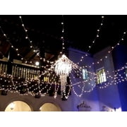 Novelty Lights Clear 50 Light Incandescent Mini Christmas String Lights White Wire 11 Feet