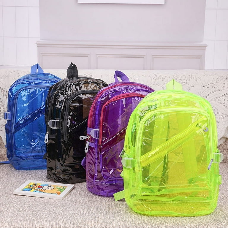 Womens clear outlet backpack