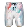 thumbnail image 3 of Goofa Cute Elephant Printed Mens Swim Trunks Summer Quick Dry Short Beach Swimwear Bathing Suits-XX-Large, 3 of 9