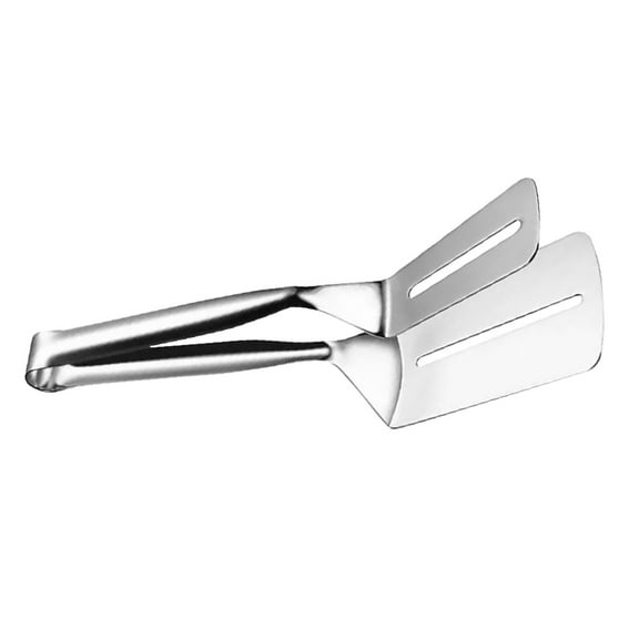 ROSENICE 1Set Silver Stainless Steel Fish Tongs For Adults Kitchen Gadget
