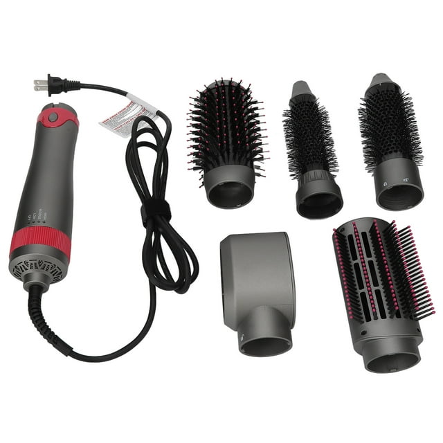 Brosse Rotative à Air Chaud, Brosse Sèche-Cheveux 5 en 1 Sèche-Cheveux Brosse à Air Chaud Ultra Réactive