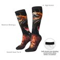 thumbnail image 4 of KLL Cool Tiger Print Cool Socks Men's Women's Crew Socks Funny Crazy Novelty Stockings, 4 of 6