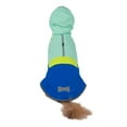 thumbnail image 2 of Vibrant Life Nylon Water Repellant Windbreaker Raincoat for Dogs, Blue, Medium, 2 of 5