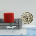 thumbnail image 2 of Elegante Banco Otomano Con Escultura De Pared De Metal, Placa Rústica De Hierro Forjado Para Decoración De Oficina, Dormitorio Y Sala De Estar., 2 of 8