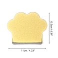 thumbnail image 3 of Unique Bargains 1 Pc Reusable Sponge Face Scrubber for Removing Makeup 5.31"x4.33" Gray Yellow, 3 of 5