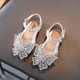 thumbnail image 5 of Sandalias de cristal de verano para niñas, zapatos de tacón alto de gelatina de princesa, zapatos de baile de fiesta de princesa, zapatos de rendimiento, 5 of 5