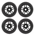 thumbnail image 1 of RC Car Tires, Stable Drive RC Off Road Car Tires 4Pcs  For Replacement, 1 of 8