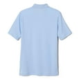 thumbnail image 2 of French Toast Boys Adaptive Short Sleeve Interlock Polo Blue Size Medium, 2 of 2