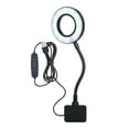thumbnail image 1 of Homgeek Lampe Aquarium 5V 7W 18 LED Pince à Pot de Poisson Vue Lampe Alimentée par USB 3 Couleurs d'Éclairage Changeables 10 Niveaux de Luminosité Réglable Tube Pliable Dimmable, 1 of 7